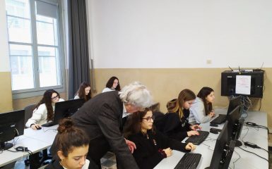 in classe