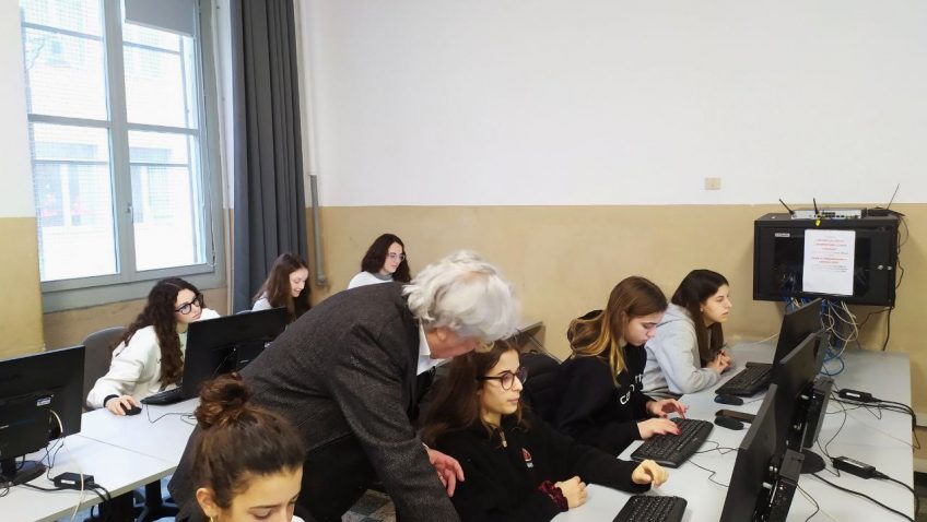 in classe